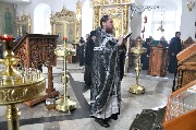 Заамвонная молитва, читает иеромонах Зисима (Антонов).